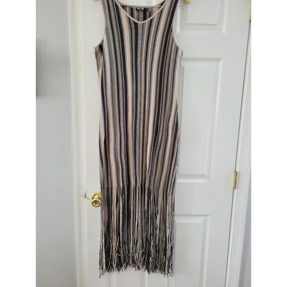 NIC+ZOE | Dresses | Niczoe Black White Striped Linen Blend Fringed Hem Dress Size Xl Boho Beachy | Poshmark NIC+ZOE | Dresses | Niczoe Black White Striped Linen Blend Fringed Hem Dress Size Xl Boho Beachy | Poshmark
